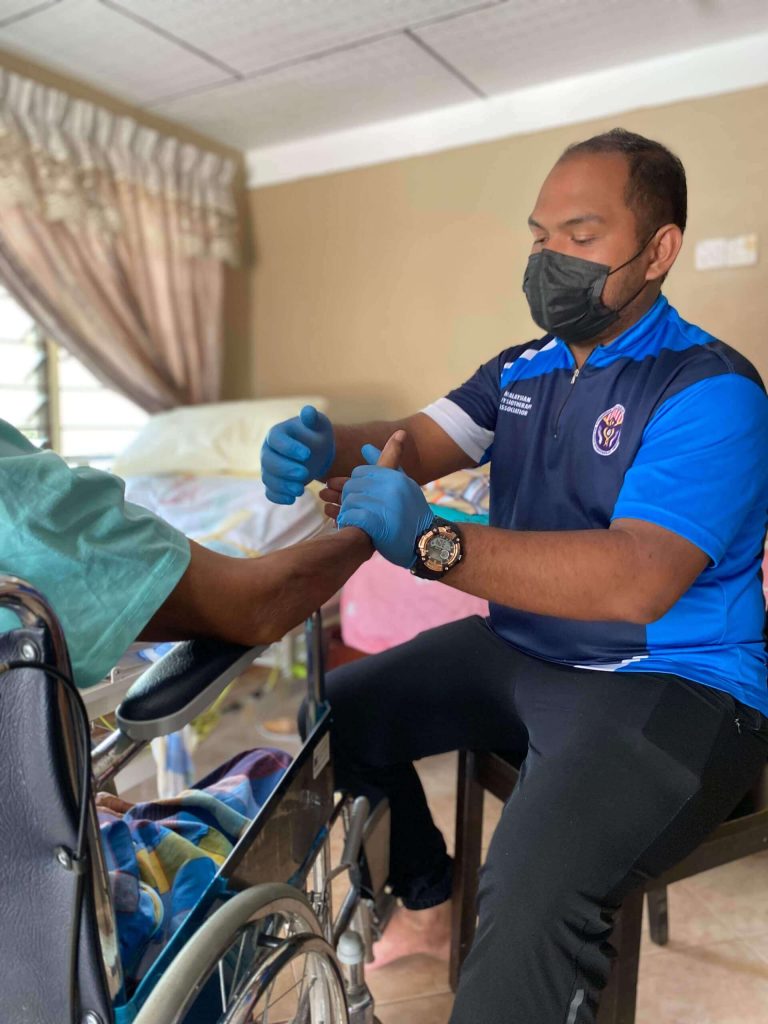 House call stroke rehab jitra, pendang wall & bones 2